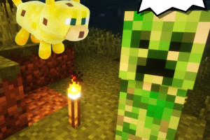 Почему криперы боятся кошек и оцелотов в Minecraft?