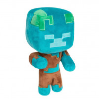 Мягкая игрушка Minecraft Happy Explorer Drowned (зомби) 18см