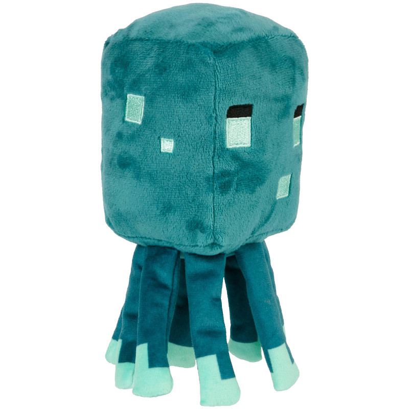 Мягкая игрушка "Светящийся Кальмар" Minecraft Earth Happy Explorer Glow Squid 18см