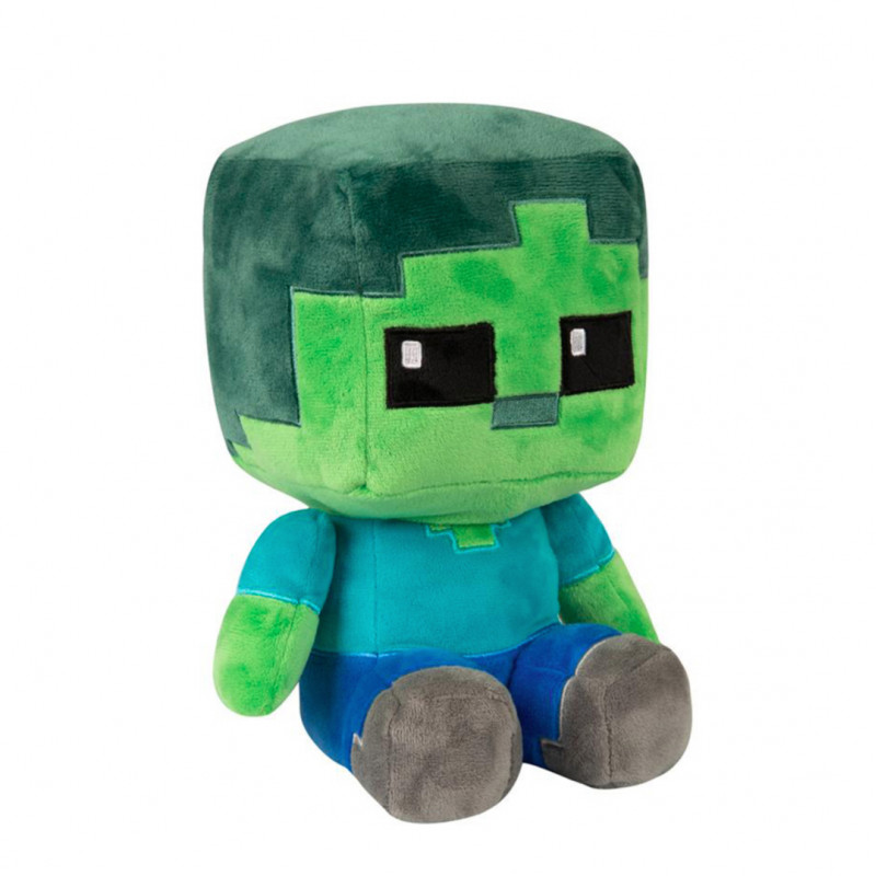Мягкая игрушка Майнкрафт "Зомби" Crafter Zombie 25 см