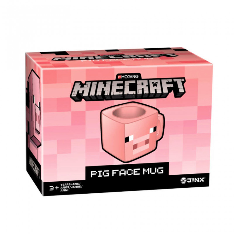 Кружка Minecraft Pig Face пластиковая — фото 4