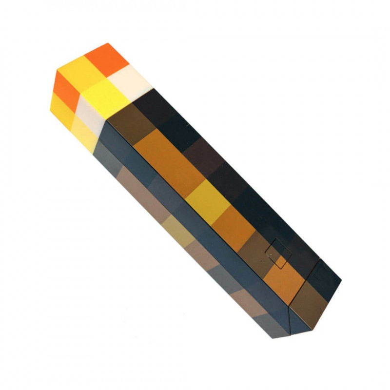 Светильник "Факел разноцветный" Minecraft Light-Up Torch с USB зарядкой — фото 7