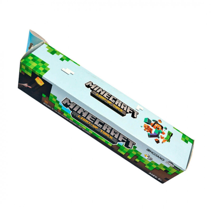 Светильник "Факел разноцветный" Minecraft Light-Up Torch с USB зарядкой — фото 4