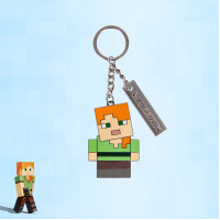 Брелок Minecraft Алекс (лицензия MOJANG)