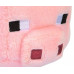 Мягкая игрушка Майнкрафт "Оседланный поросенок" Saddled Pig 16 см (маленькая)