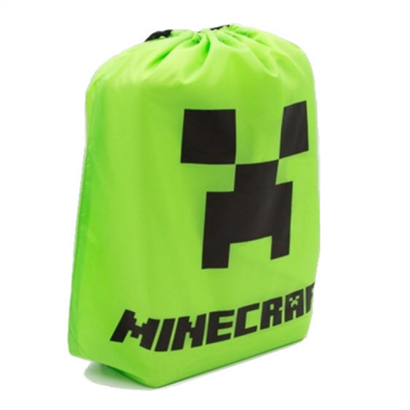 Мешок Minecraft для обуви "Крипер" (зеленый) — фото 4