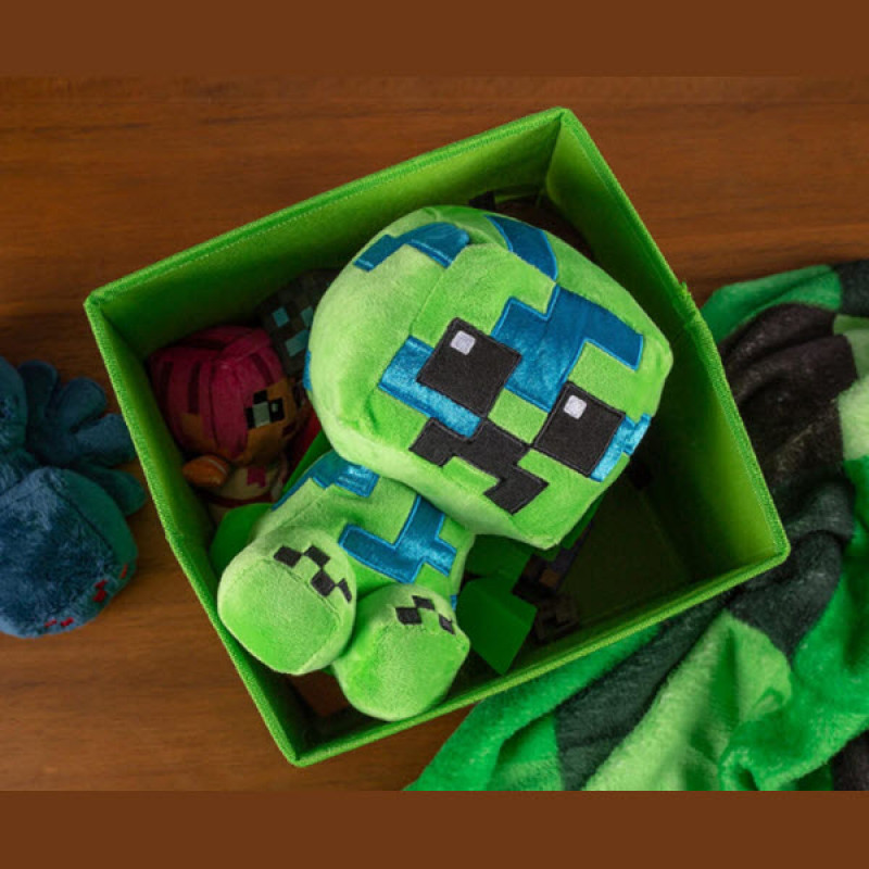Мягкая игрушка Майнкрафт "Заряженный крипер" Crafter Charged Creeper 23 см — фото 7