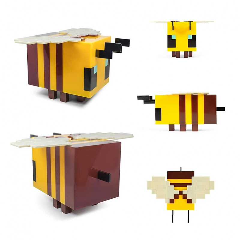 Светильник Майнкрафт "Пчела" Minecraft Bee желтый — фото 3