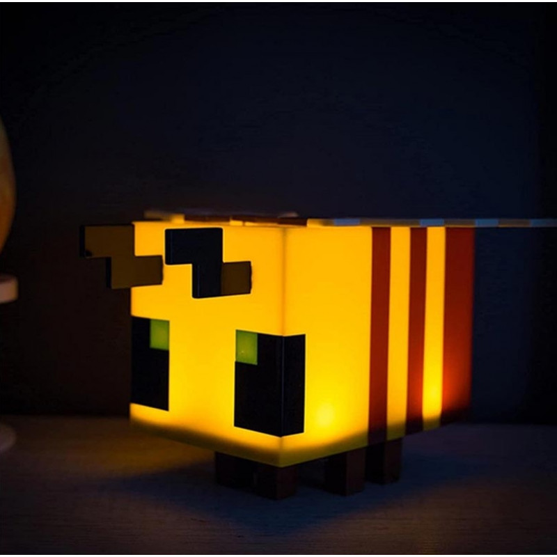 Светильник Майнкрафт "Пчела" Minecraft Bee желтый — фото 5