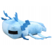 Мягкая игрушка "Пиксельный Аксолотль" Minecraft Pixel Axolotl голубой 34 см