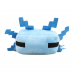 Мягкая игрушка "Пиксельный Аксолотль" Minecraft Pixel Axolotl голубой 34 см