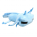 Мягкая игрушка "Пиксельный Аксолотль" Minecraft Pixel Axolotl голубой 34 см