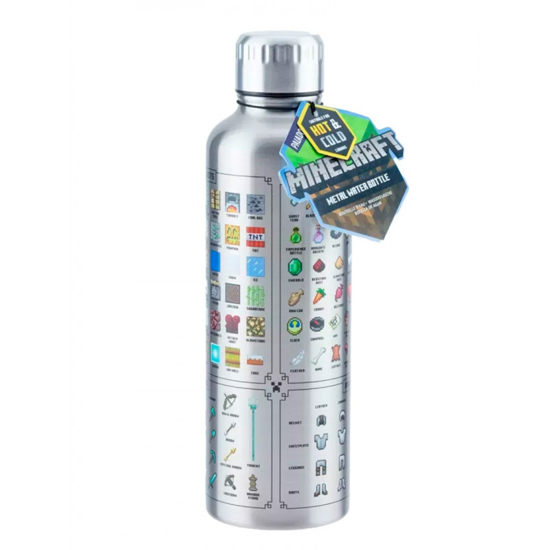 Бутылка для воды Minecraft Metal Water Bottle