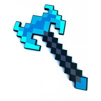 Алмазный боевой двойной топор Minecraft 42см