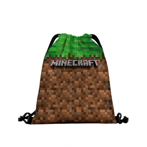 Мешок Minecraft для обуви 37x32см Блок земли