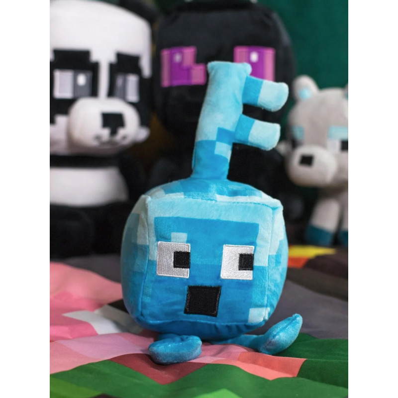 Мягкая игрушка "Алмазный Ключ-голем" Minecraft Dungeons Diamond Key Golem 18см — фото 2