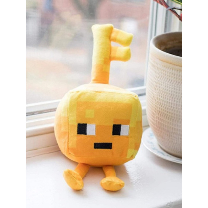 Мягкая игрушка "Золотой Ключ-голем" Minecraft Dungeons Gold Key Golem 18см — фото 3