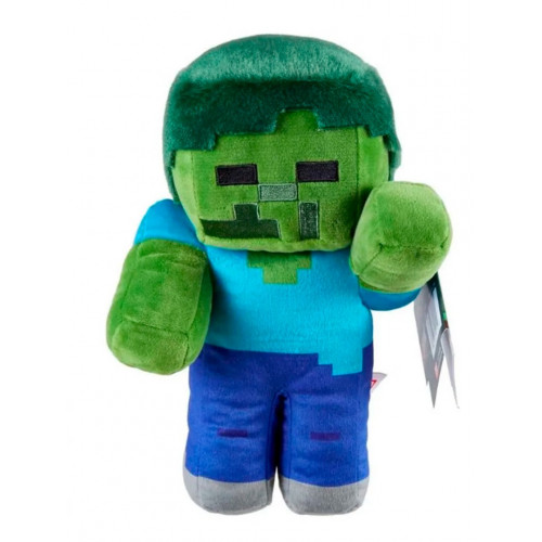 Мягкая игрушка Зомби (Zombie) из игры Майнкрафт