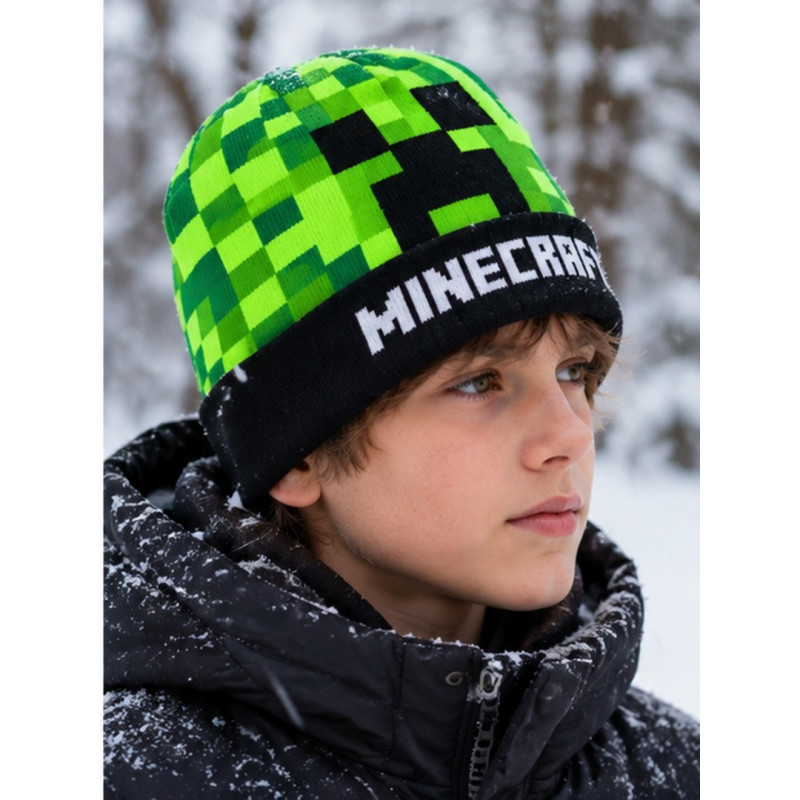 Шапка Minecraft Крипер — фото 6