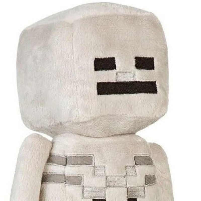 Большая мягкая игрушка Minecraft "Скелет", 30 см — фото 3